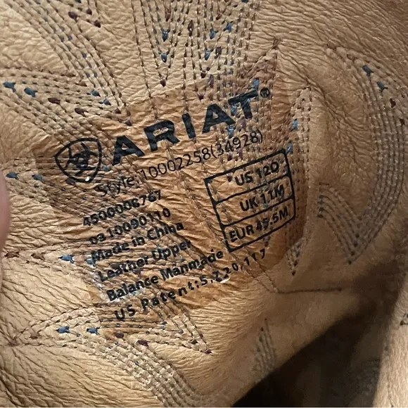 Ariat Heritage Stockman Mens Western Boots‎