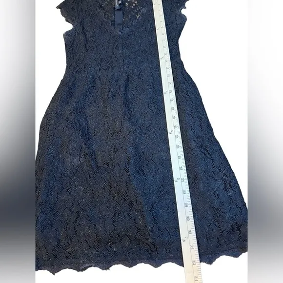 Aritzia Babaton Tobias black lace dress