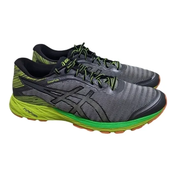 Asics Dynaflyte T6F3Y Gray Silver Multicolor Running Shoes Sneakers Size…
