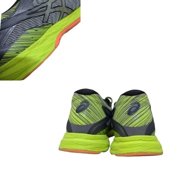 Asics Dynaflyte T6F3Y Gray Silver Multicolor Running Shoes Sneakers Size…