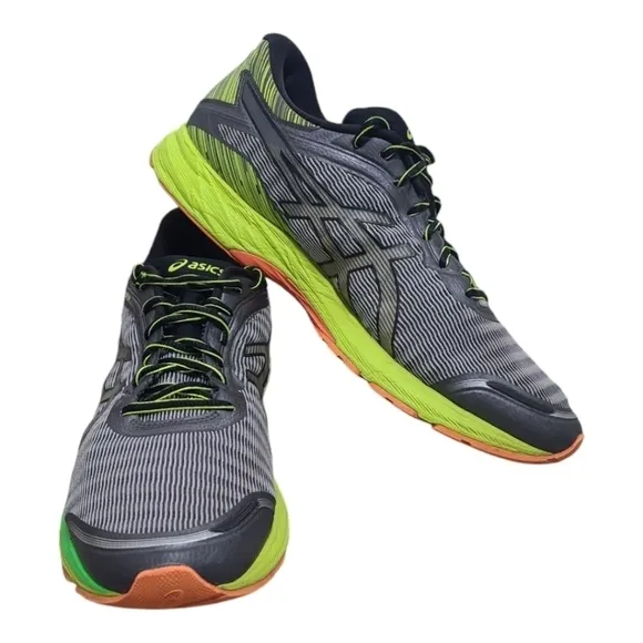 Asics Dynaflyte T6F3Y Gray Silver Multicolor Running Shoes Sneakers Size…