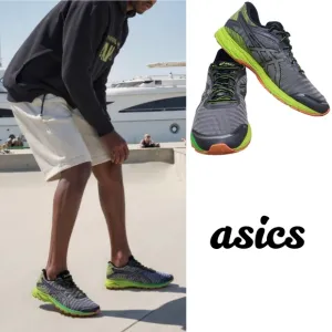 Asics Dynaflyte T6F3Y Gray Silver Multicolor Running Shoes Sneakers Size…