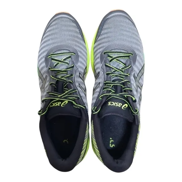 Asics Dynaflyte T6F3Y Gray Silver Multicolor Running Shoes Sneakers Size…