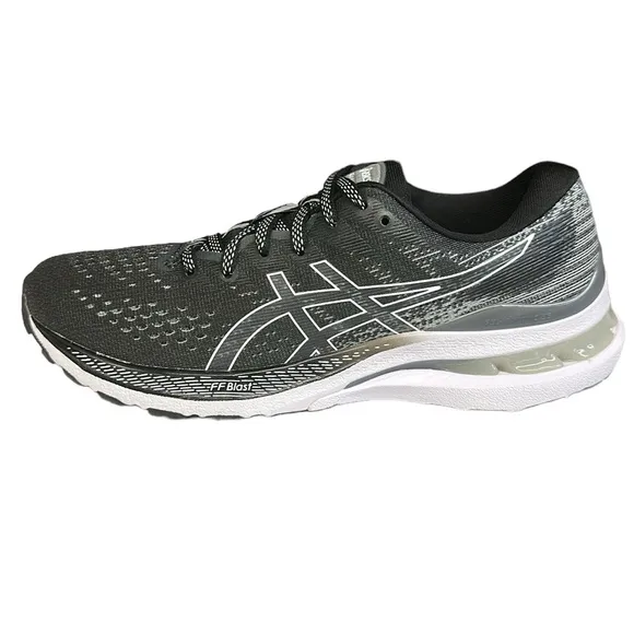 Asics Gel-Kayano 28 Black White Running Walking Women's Shoes Size 6.5 Narrow