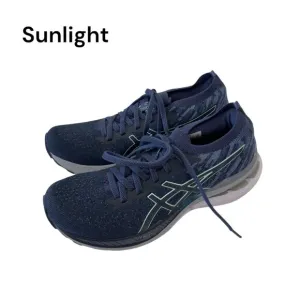 Asics Gel-Kayano 28 Women Running Shoes Size 7.5 Mesh Knit Blue &amp; Gray