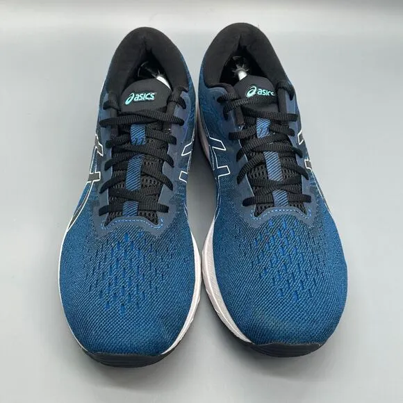 Asics GT-1000 11 Mens Size 14 Running Shoe Blue Black Lace Up Athletic Sneakers