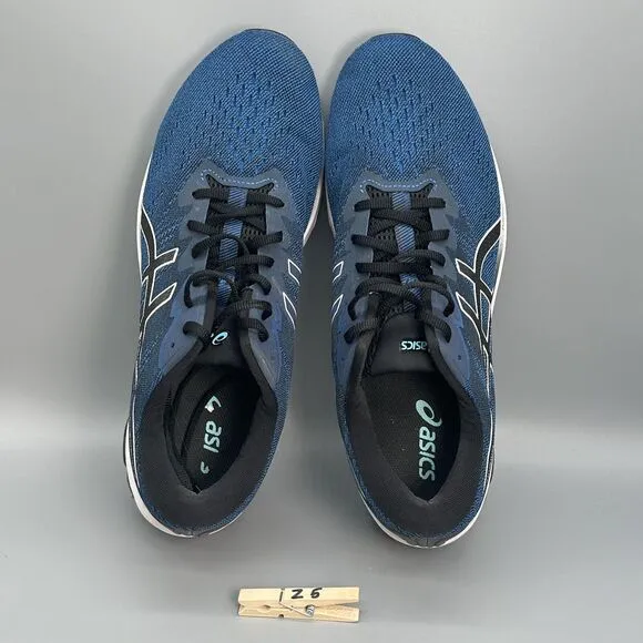 Asics GT-1000 11 Mens Size 14 Running Shoe Blue Black Lace Up Athletic Sneakers