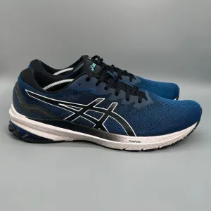 Asics GT-1000 11 Mens Size 14 Running Shoe Blue Black Lace Up Athletic Sneakers