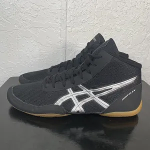 Asics Matflex 5 Mens Size 14 Wrestling Boxing Shoes Black Silver Sneaker J504N