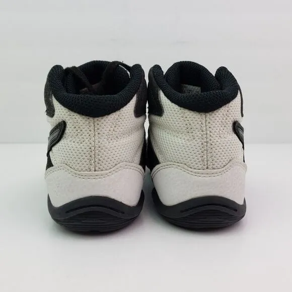 Asics Matflex 6 Toddler Boys Size 13 Black White Wrestling Sneaker Shoes 1084A00