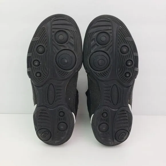 Asics Matflex 6 Toddler Boys Size 13 Black White Wrestling Sneaker Shoes 1084A00
