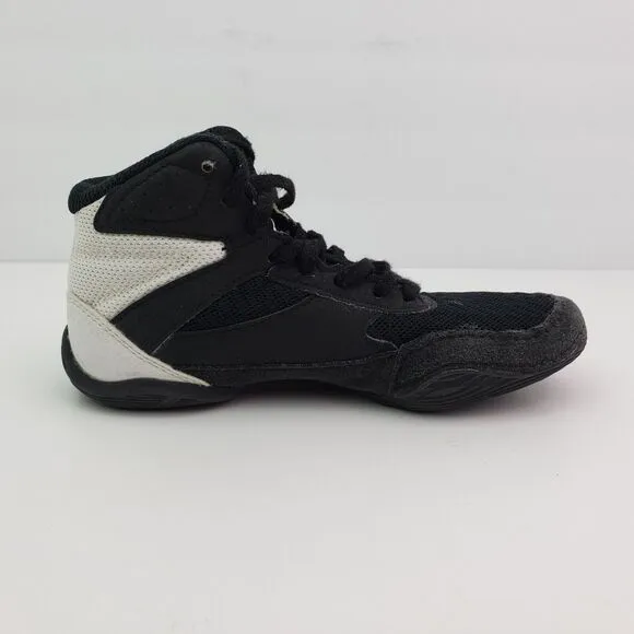 Asics Matflex 6 Toddler Boys Size 13 Black White Wrestling Sneaker Shoes 1084A00