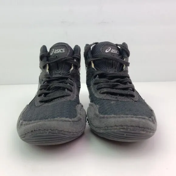 Asics Matflex 6 Toddler Boys Size 13 Black White Wrestling Sneaker Shoes 1084A00