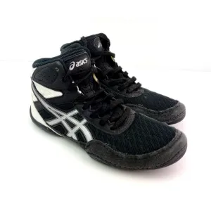 Asics Matflex 6 Toddler Boys Size 13 Black White Wrestling Sneaker Shoes 1084A00