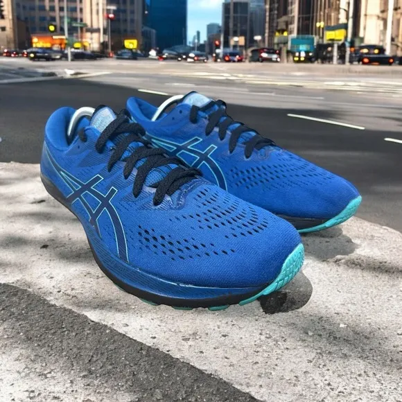 ASICS Mens Gel Kayano 28 Blue 1011B189 Running Athletic Shoes Sneakers 11