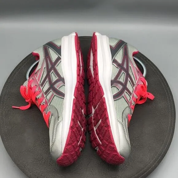 Asics Shoes Womens 10 Jolt Glacier Grey Carbon Bright Rose T7K8N Running