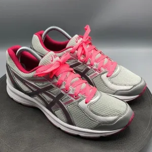 Asics Shoes Womens 10 Jolt Glacier Grey Carbon Bright Rose T7K8N Running