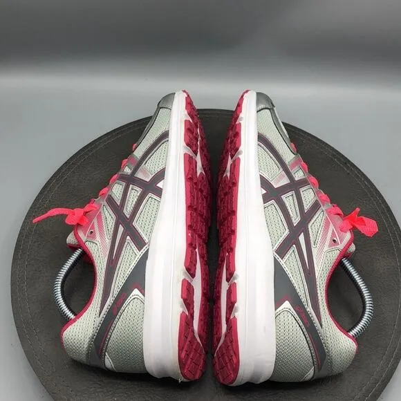 Asics Shoes Womens 10 Jolt Glacier Grey Carbon Bright Rose T7K8N Running