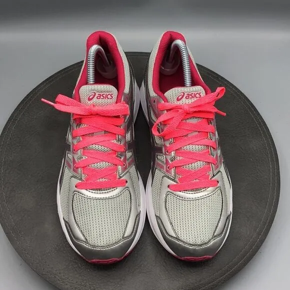 Asics Shoes Womens 10 Jolt Glacier Grey Carbon Bright Rose T7K8N Running