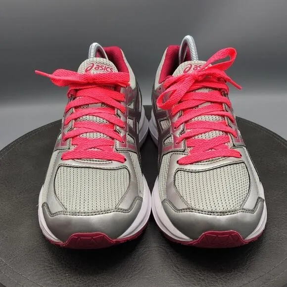 Asics Shoes Womens 10 Jolt Glacier Grey Carbon Bright Rose T7K8N Running