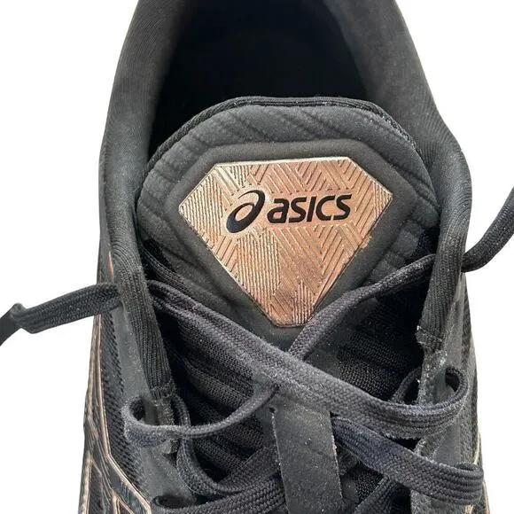 ASICS Womens Novablast Black Rose Gold I Running Shoes Sneakers Size 9.5 (US)