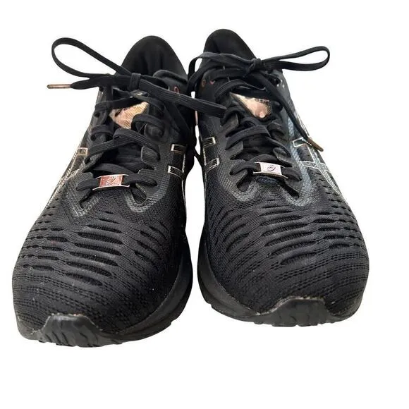 ASICS Womens Novablast Black Rose Gold I Running Shoes Sneakers Size 9.5 (US)