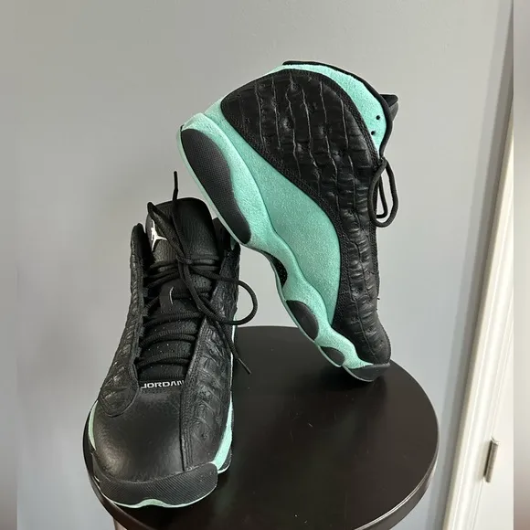 Authentic Nike Air Jordan 13 Retro Island Green 414571-030 Size Men’s 9