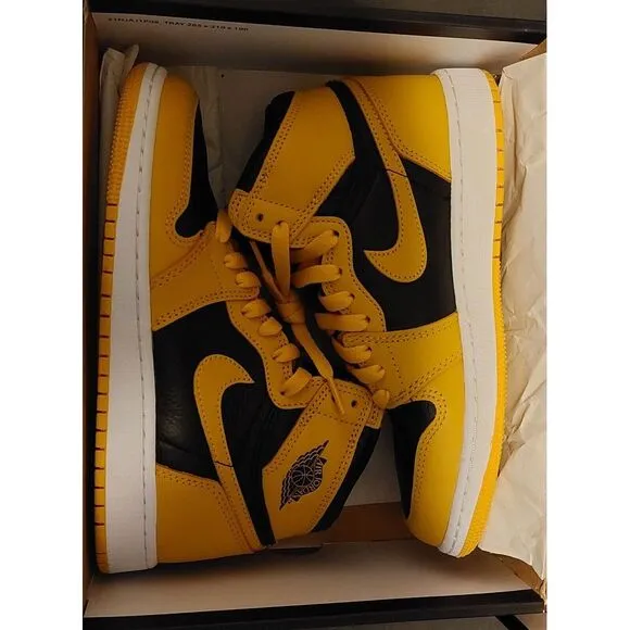 AuthenticJordan 1 Retro OG High Pollen NEW with Box Size 4.5 Womens‎ Size 6 #430