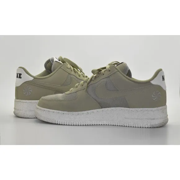 B0 Auth NIKE AIR FORCE 1 '07 LV8 Neutral Olive Shoes FJ1954-200 Size 9
