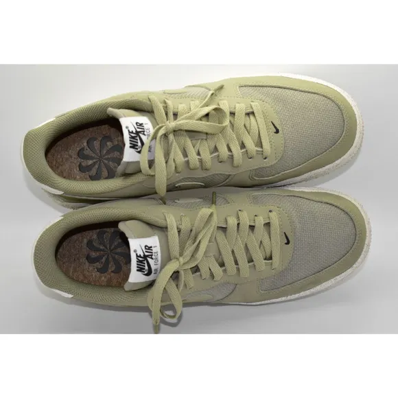 B0 Auth NIKE AIR FORCE 1 '07 LV8 Neutral Olive Shoes FJ1954-200 Size 9