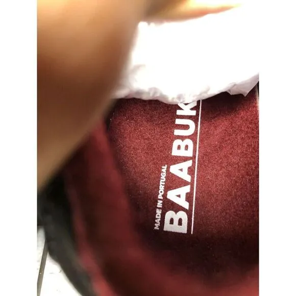 Baabuk Sky Wooler Gray High Top Wool Fabric Sneakers Shoes Men Sz 42EU/9M US