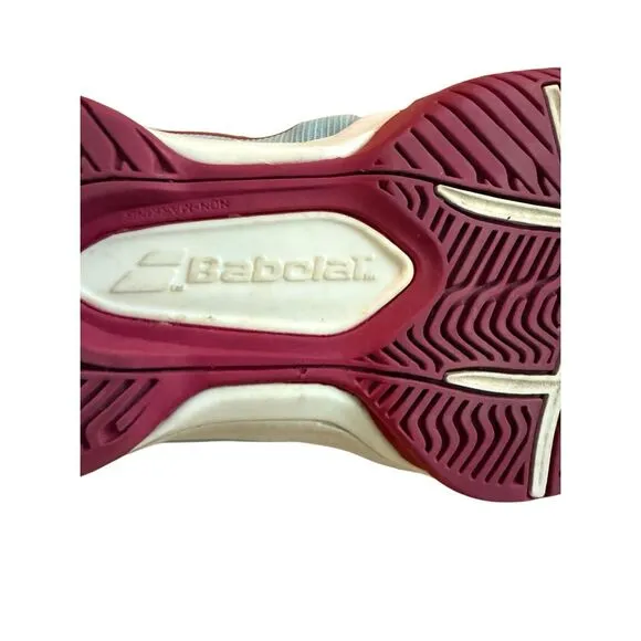 Babolat SFX3 All Court Clearwater/Cherry Tennis Shoes Women's Sz 6.5