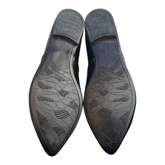 Bangi Handmade Leather Black Lace Up Shoes Size 38