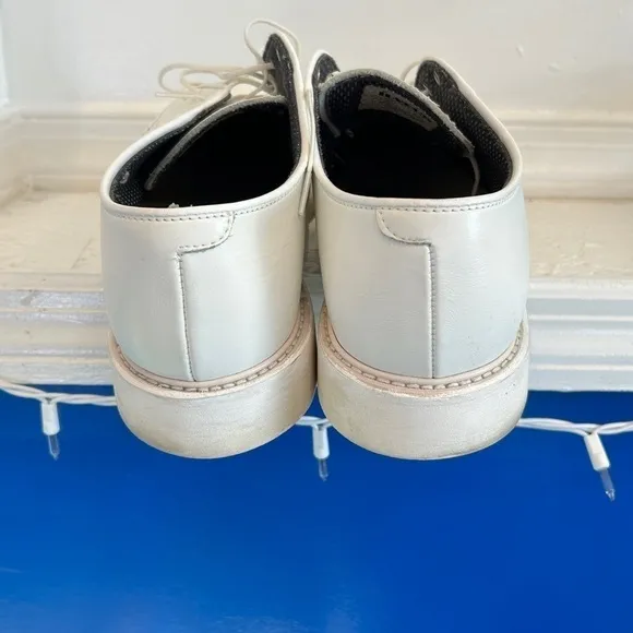Bates Lites White Leather Military Navy Uniform Shoe Men's 11.5  EUC