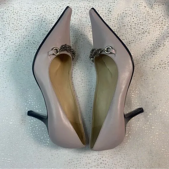 BELLOFATTO Pointed High Heel with Charms size 8