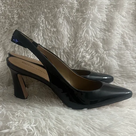 Bernardo Leather Sling-Back Pumps - Felicity