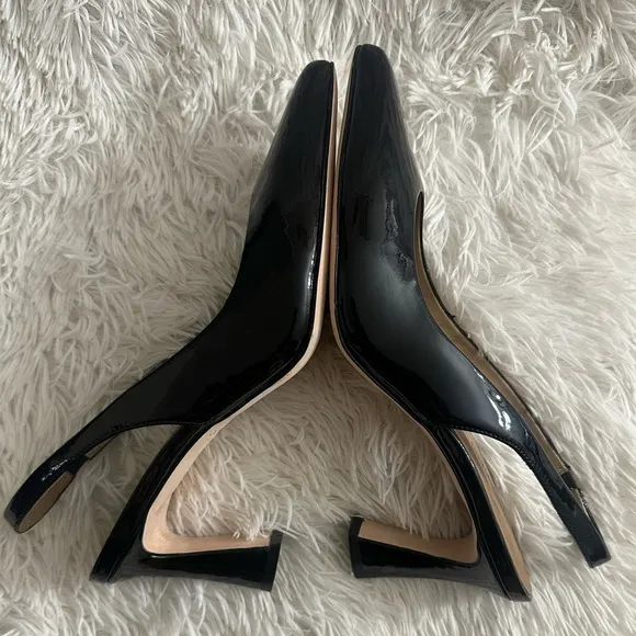 Bernardo Leather Sling-Back Pumps - Felicity