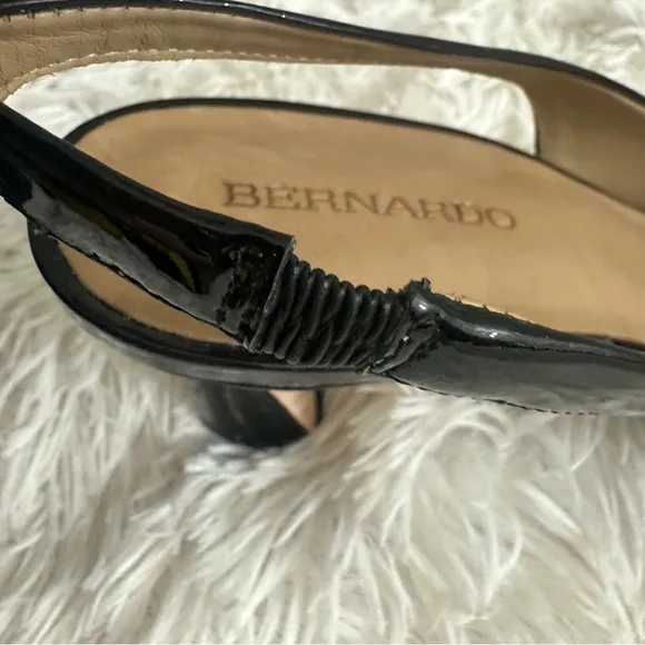Bernardo Leather Sling-Back Pumps - Felicity