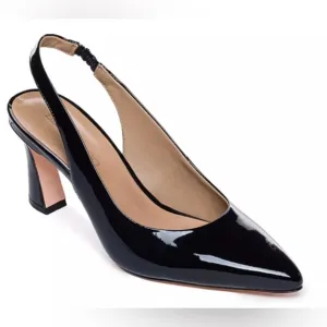 Bernardo Leather Sling-Back Pumps - Felicity