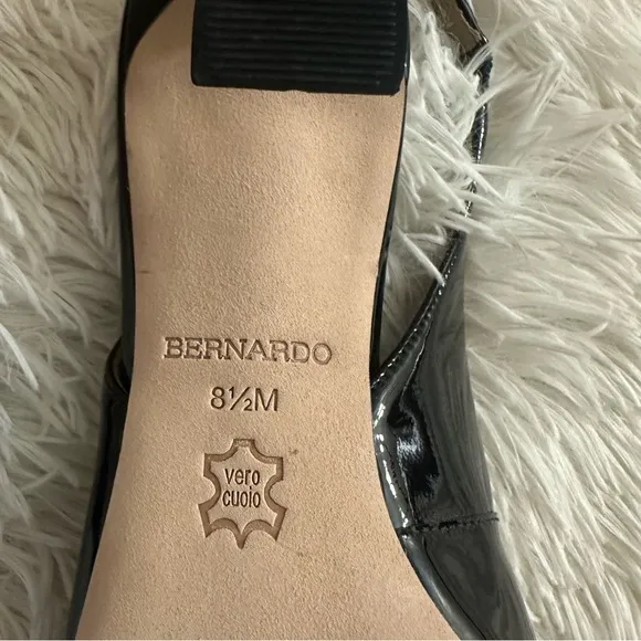 Bernardo Leather Sling-Back Pumps - Felicity