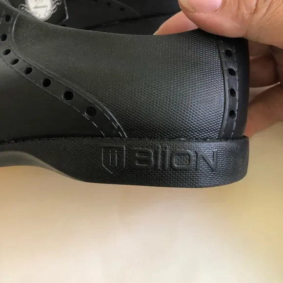 Biion Men's Black The Classics Oxford and Golf Slip On Shoes Size M6/W8/EU40