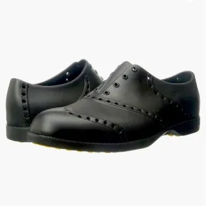 Biion Men's Black The Classics Oxford and Golf Slip On Shoes Size M6/W8/EU40