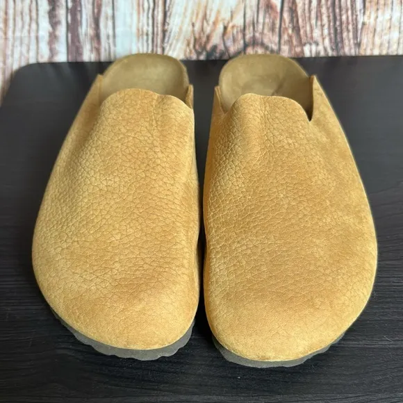 Birkenstock Amsterdam Leather Mules Womens Sz EU 39