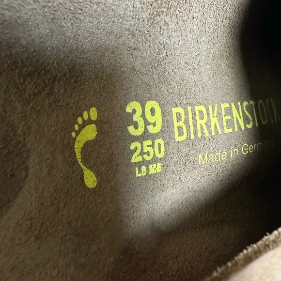 Birkenstock Amsterdam Leather Mules Womens Sz EU 39