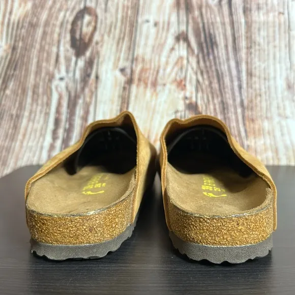 Birkenstock Amsterdam Leather Mules Womens Sz EU 39