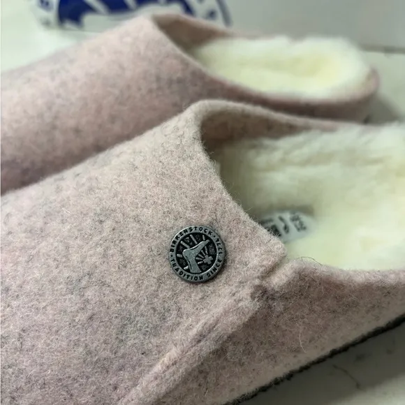Birkenstock Kids Zermatt Outdoor Slipper Shoes with Shearling Lining Wool Shoes