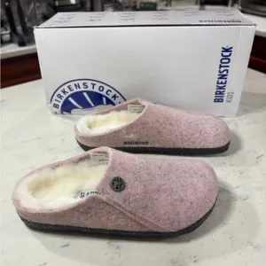 Birkenstock Kids Zermatt Outdoor Slipper Shoes with Shearling Lining Wool Shoes