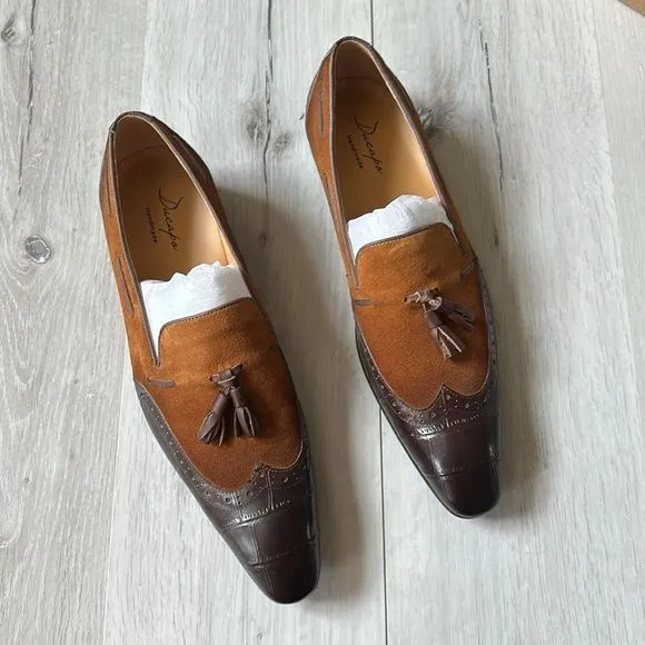 BISONOO Belleza Loafers D1027 Brown Euro 45 US 11.5 NWT in packaging