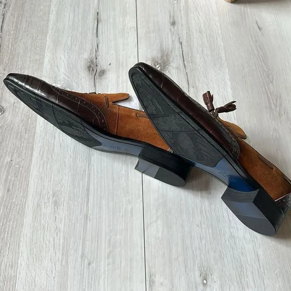 BISONOO Belleza Loafers D1027 Brown Euro 45 US 11.5 NWT in packaging