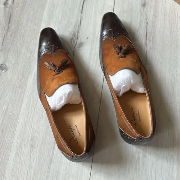 BISONOO Belleza Loafers D1027 Brown Euro 45 US 11.5 NWT in packaging